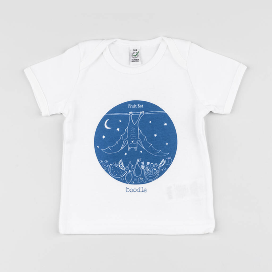 Organic Fruit Bat Baby T Shirt