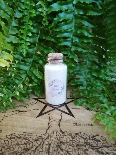 Wish Powder, Wicca, Wiccan, Witchy, Esoteric, Witchcraft, Spell, Ritual, Pagan, Herbs