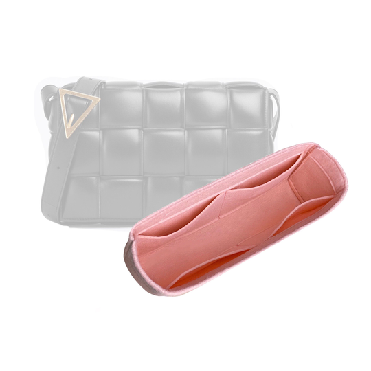 Bv Padded Cassette Bag Organizer | No Zipper Pocket/Tote Felt Insert Handbag Storage For Bottega Purse Laptop Ipad Pocket