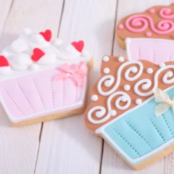 2 Dozen 100% Organic Hand-Decorated Sugar Cookies Any Design/Shape Large/Small/ Mini