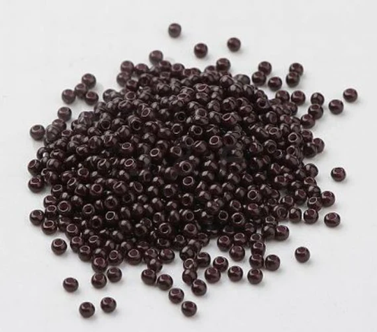 Brown Dark Red 11/0 Round Glass Seed Beads, Opaque Jewelry Supplies, Beading Fgb Craft Beads
