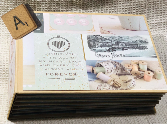 Ready To Ship Ephemera Organizer Book - Landscape Style Medium 6" X 7.5