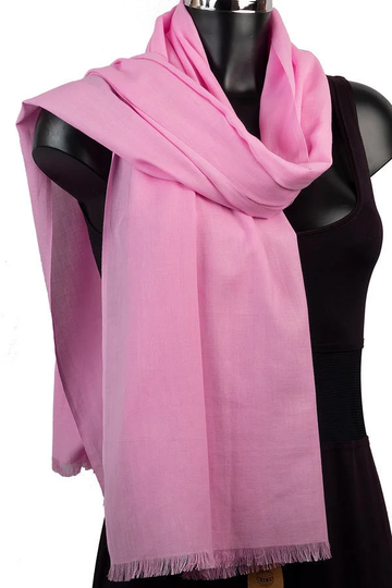Pink Shawl, Organic Cotton Scarf, Ethical Clothing, Bridal Wrap, Present For Wife, Fair Trade Gifts, Handmade Scarves For Women