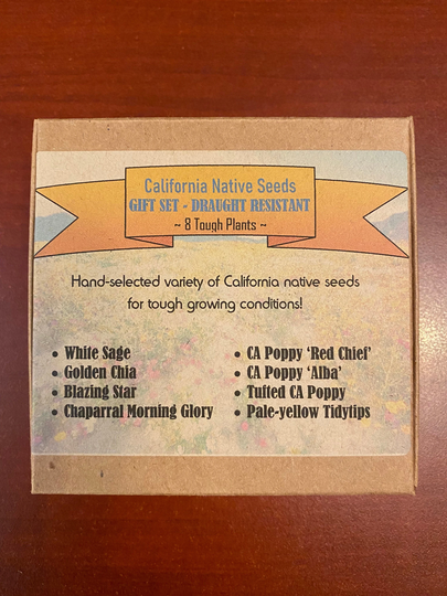 Gift Set California Native Seeds, Draught Resistant