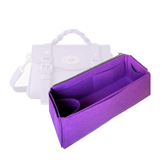 Alexa Oversized Bag Organizer/Regular Insert With Zipper Pocket Handbag Storage Tote Purse Pocket