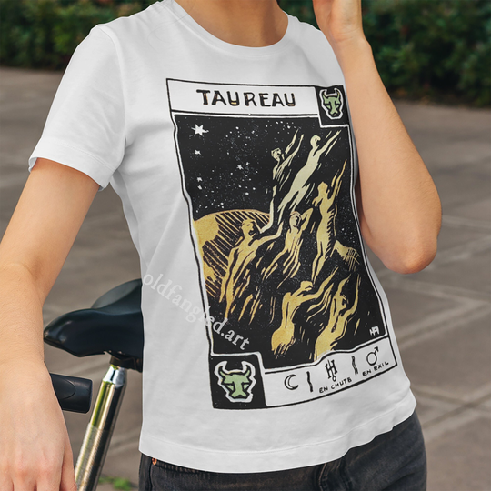 Taurus | 1927 - Unisex Organic T-Shirt, Vintage Style Tarot T-Shirt