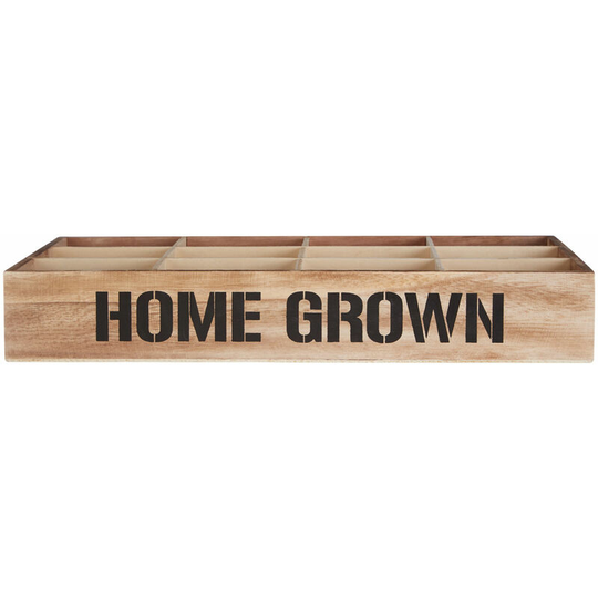 Premier Housewares - 12 Compartments Herbs & Seed Crate