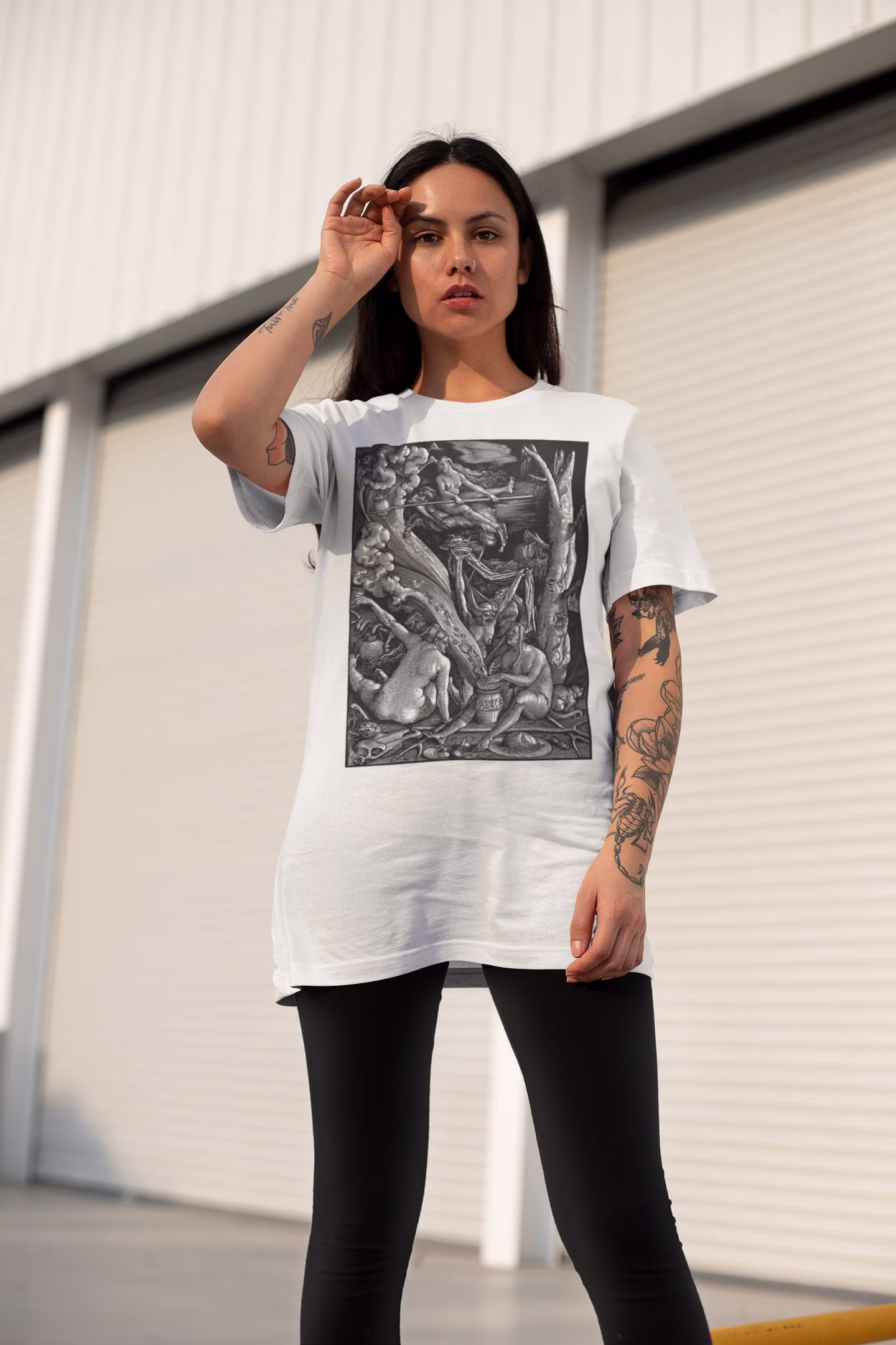 Witches' Sabbath | 1875 - Unisex Organic T-Shirt, Vintage Style Art T-Shirt