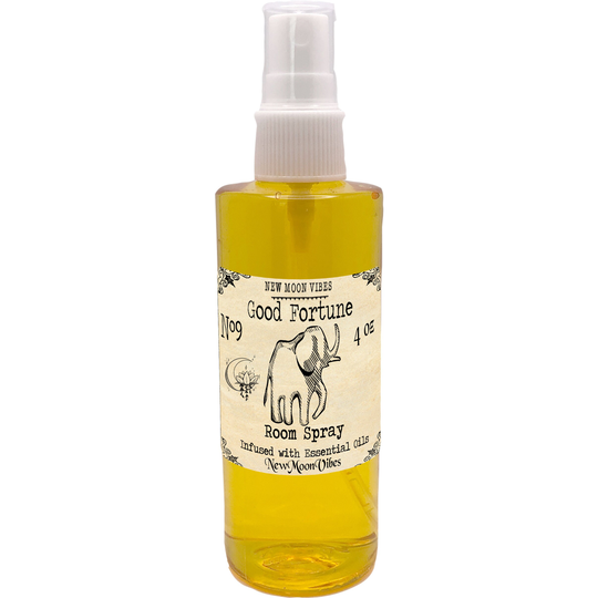 Good Fortune Luck Prosperity Success Conjure Room Misting Spray Wicca Enhance Intuition Confidence Courage Manifest Goals