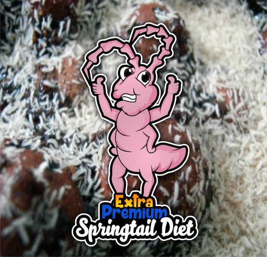Extra Premium Springtail Diet - Carbohydrates & Proteins For Springtails Production Natural Complete