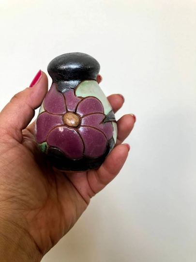 Christmas Gift - Flower Salt & Pepper Shaker, Ceramic Salt Pepper Shaker, Kitchen Box, Handmade Shaker