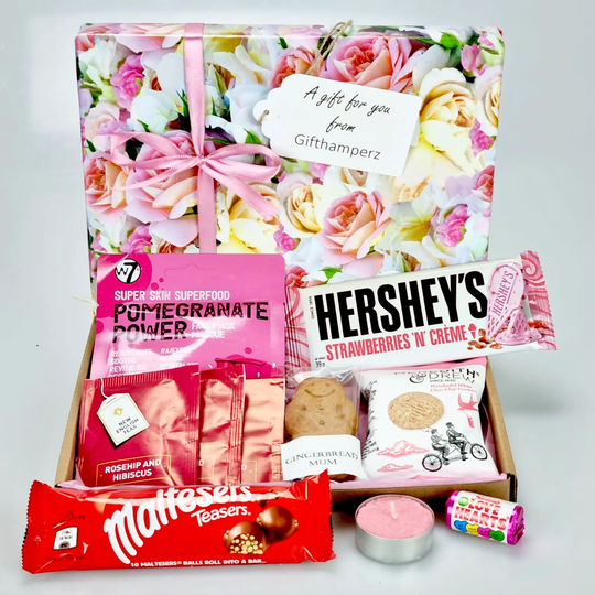 Handmade Pamper Hamper Gift Box - Cookie Biscuit Box | Wrapped Letterbox Hamper