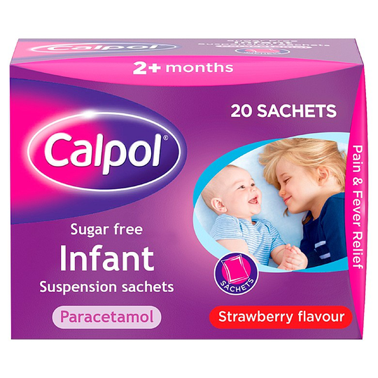 Calpol Sugar Free Infant Suspension Strawberry