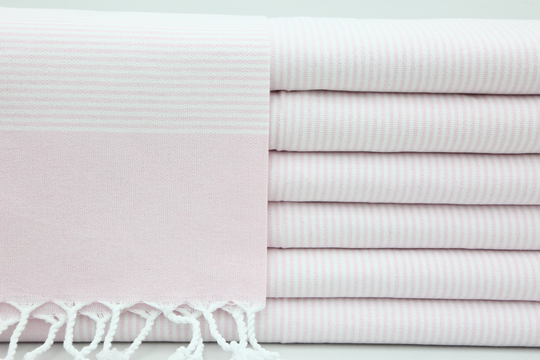 Powder Pink Hand Towel, Tea Towel, Kitchen Towel, 18''x40'', Dish Towel, Turkish Towel, Napkin Towel, Handmade, Service Towel, Towels, Im003F