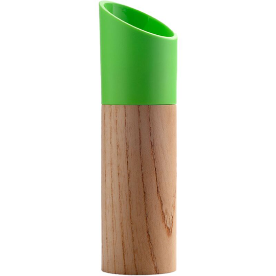 Fvbjd - Salt and Pepper Grinder Set, Manual Wood Pepper Mill & Salt Grinder with Adjustable Coarseness green