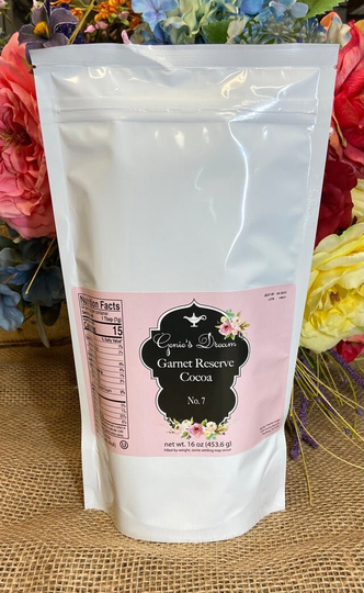 Fast Shipping Genie's New Garnet Reserve Cocoa Number 7, 16 Oz Pouch, Powder, Dark Cocoa, Black Creative Cookie, Genie