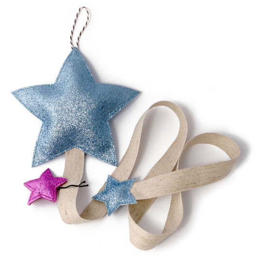 star Shaped Hair Accessories Organizer - Bow Holder Clip Display Wall Decor