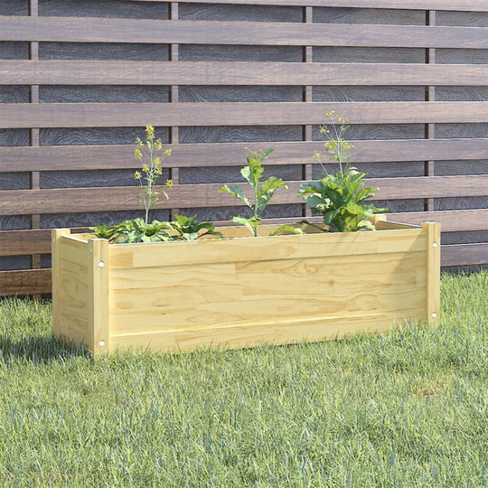 Garden Planter 100x31x31 cm Solid Pinewood