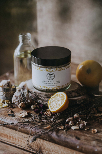 Lemon And Palmarosa Relaxing Bath Salts
