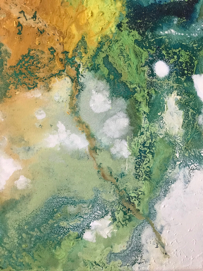 Abstract Art, Original Piece, Organic, Flow Decorative