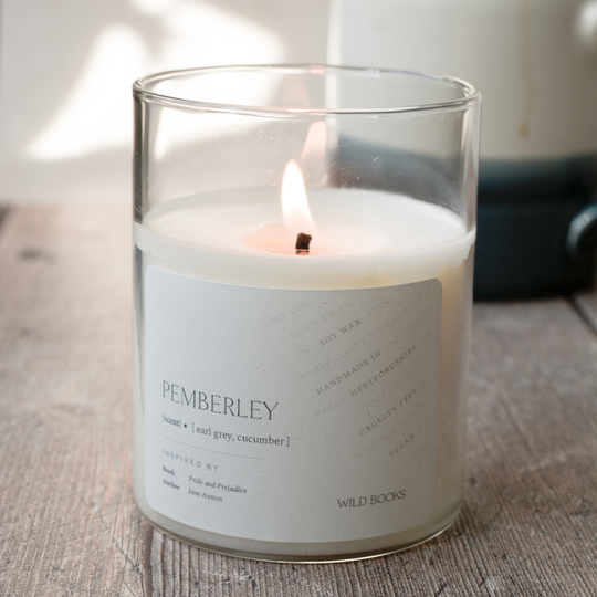 Pemberley Pride And Prejudice Scented Book Candle