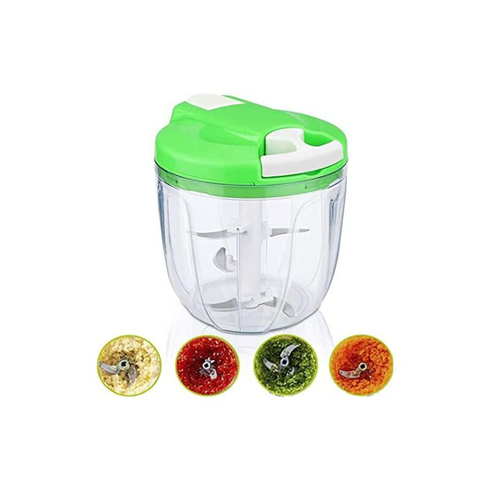 Mini manual vegetable chopper with grinder and professional mixer with compact and professional cutting blade of kitchen without noise