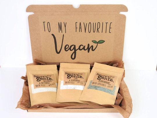 'Favourite Vegan' Natural Bath Gift Box