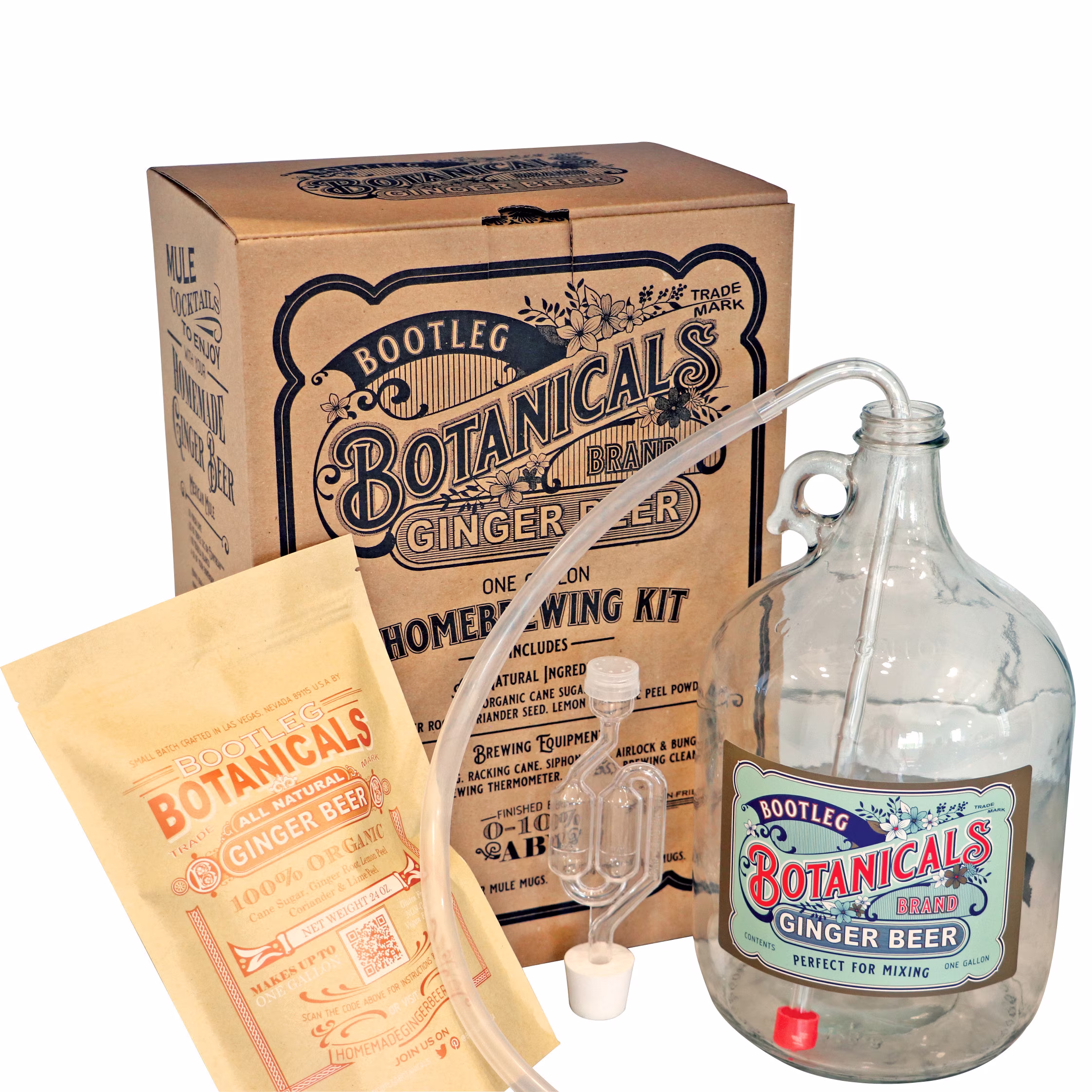Bestseller Ginger Beer Home Brewing Kit By Bootleg Botanicals