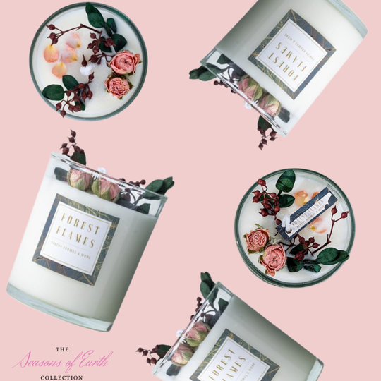 The Seasons Of Earth Candle Summer | Hand Made Soy Wax Scented Candles Earthy Aromas Home Fragrances Gifts Luxury Natural