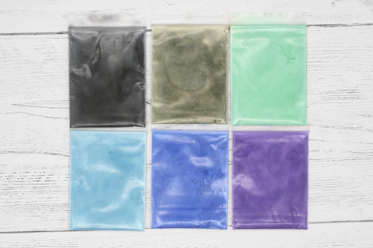 Mica Powder, Colour Pigment For Epoxy Resin, Soap Making, Candle Resin Art, Black Pigment, Green Mica, Colouring, Blue, Purple