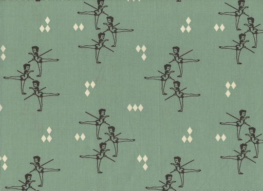 Ballerina Fabric Fq, Birch Organic Arabesque Cotton Fat Quarter, Free Post UK