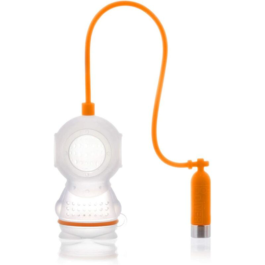 Silicone Tea Infuser, Diver Shaped Food Grade Silicone Tea Infuser Fun and Creative Loose Leaf Tea Filters with Fine Mesh for Large Cups (Orange)