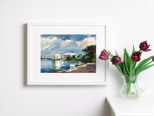 Winslow Homer - Salt Kettle, Bermuda | High Resolution Giclée Art Print Of Classic Painting Also Available Framed