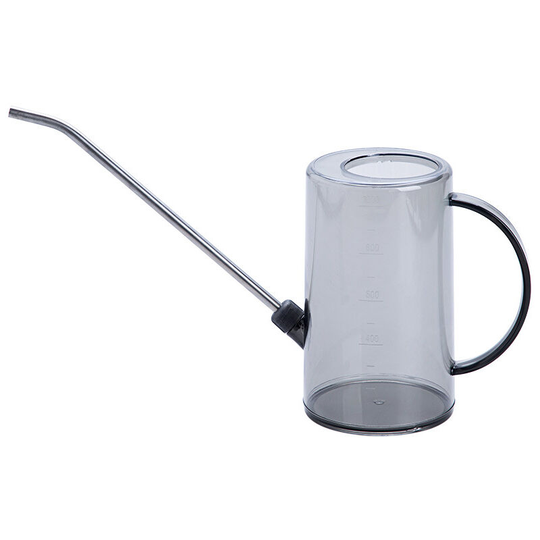 1 liter watering can, light cylindrical watering can with long-spilled stainless steel tool for garden plants for indoor plants Interior and outdoor