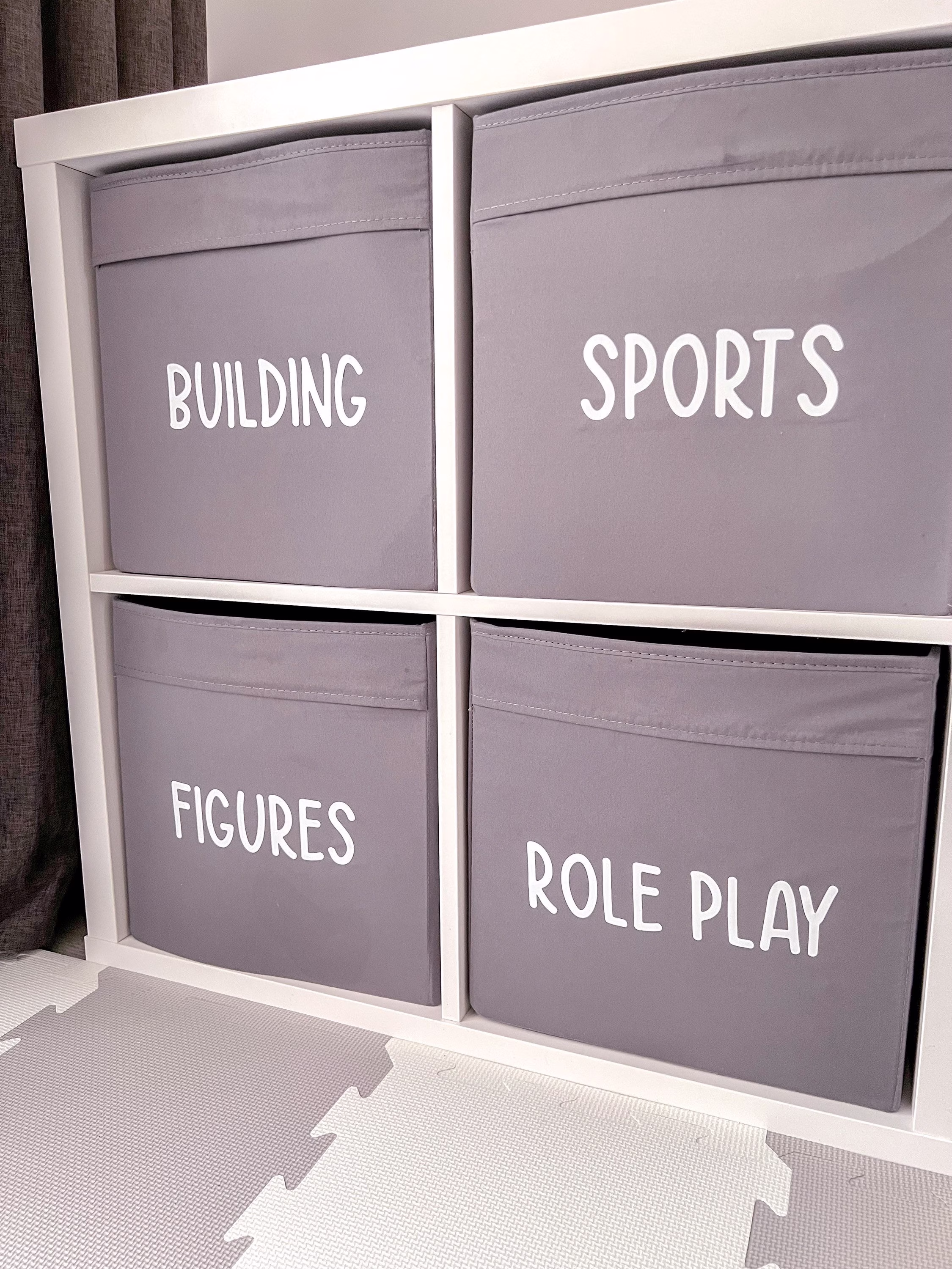Toys Storage Labels For Ikea Kallax Drona Trofast Storage, Nursery Draw Label Organization, Toy Box Decals
