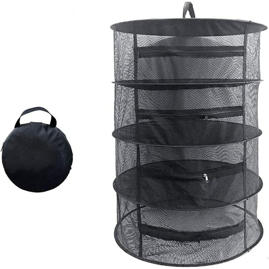 60cm Diameter Hanging Herb Drying Net Hanging Drying Net Large Drying Net for Seafood Vegetables Plants and Clothes