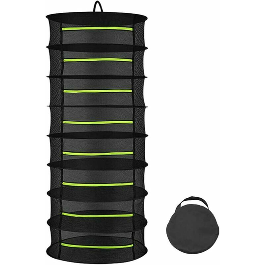 Layers Herb Dryer, 60cm Hanging Drying Net, Foldable Drying Net for Hydroponic Plants, Fish, Weeds