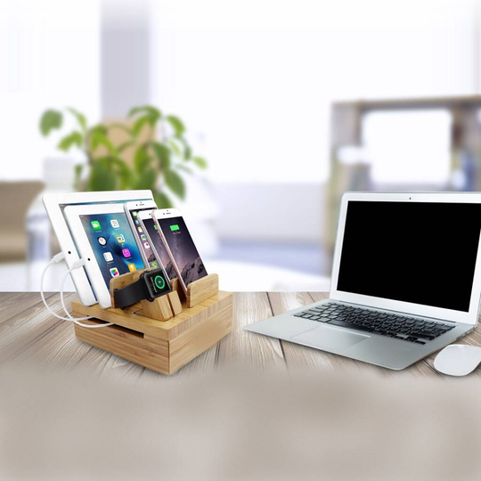 Five Slots Detachable Gadgets Holder Organizer