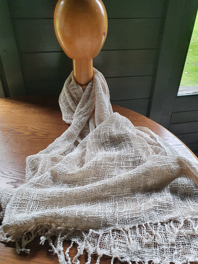 Pure Organic & 100% Khadi Slub Cotton Scarf - 200cm X 60cm