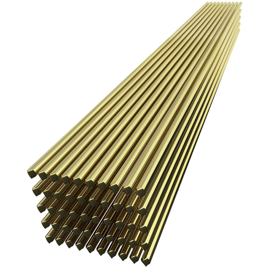 50pcs Brass Welding Wire Electrode 1.6mm*250mm Soldering Rod No Need Solder Powder