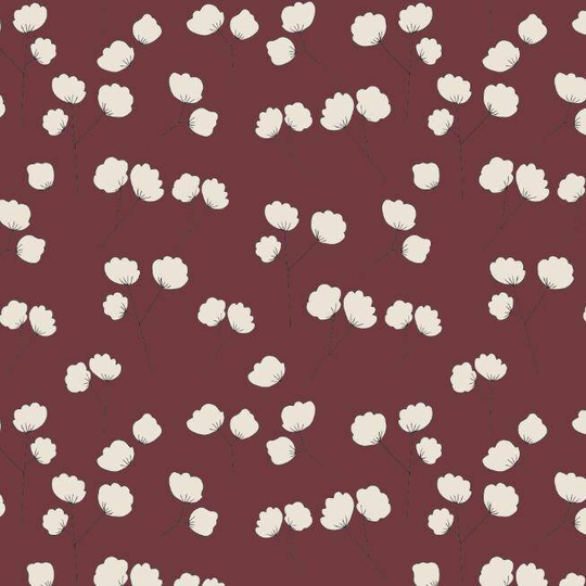 Burgundy Organic Jersey Knit - Evelyckan Design