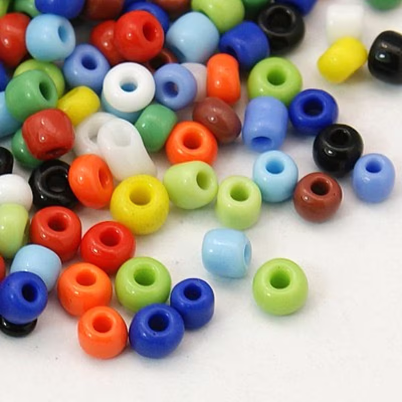 50G 3mm Seed Beads Mixed - Beautiful Glass Perfect For Beading, Crafts & Jewellery Making