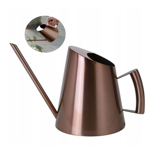 Watering stainless steel can water garden watering flower can water plant garden Plant water bottle Household 400 ml (a)