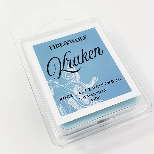 Kraken Wax Melt - Rock Salt And Driftwood