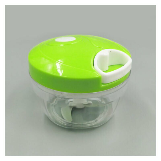 Naxunnn - 1pc Hand Chopper, Hand Chopper Hand Chopper for Vegetables, Meat, Herbs, Garlic, Salads Stainless Steel Blade (Color)