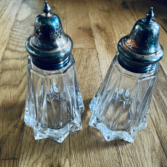 Czech Art Glass - Salt & Pepper Shakers
