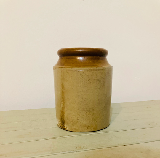 Lovely Vintage Salt Glazed Stoneware Vase