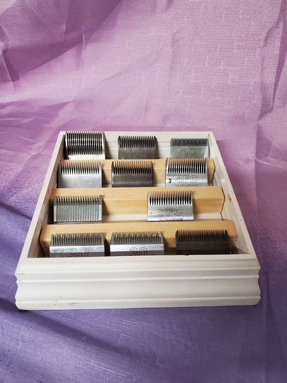 Dog Groomer Blade Box Holder Organizer