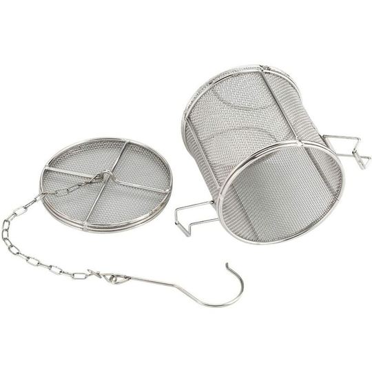 Stainless Steel Spice Seasoning Strainer Tea Ball Soup Strainer Seasonings Separation Spice Basket Filter Kitchen Utensils 10*10cm