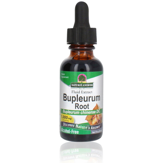 Nature's Answer Bupleurum Root Herbal Supplement - Gluten Alcohol-Free Supports Liver Function Overall Health Wellbeing 1000Mg | 1 Fl Oz